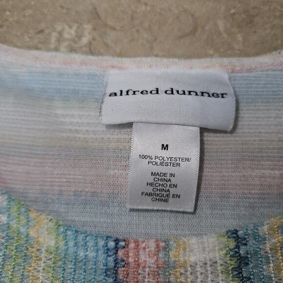 NWOT ALFRED DUNNER SZ M top Crochet Pastels Cottagecore Fairy - Picture 5 of 9